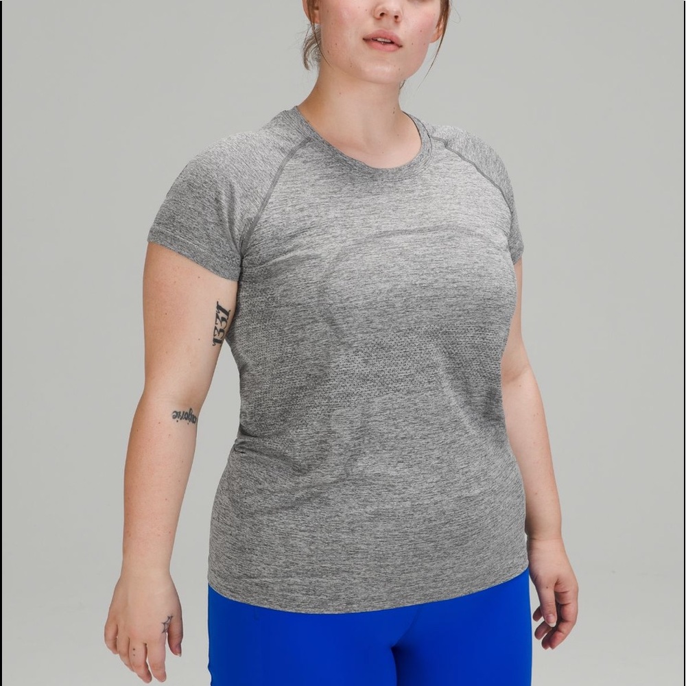Lululemon grey swiftly tech short sleeve shirt